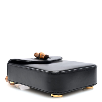 Gucci Calfskin Mini Bamboo Top Handle 3 Way Shoulder Bag Black 4 of 9