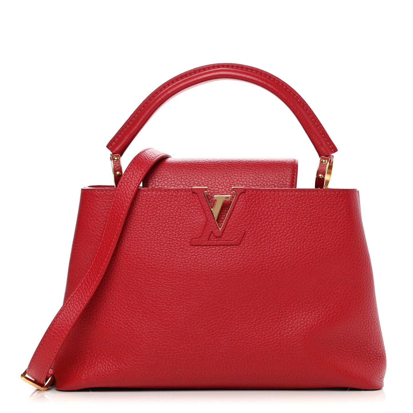 Taurillon Capucines PM Rubis