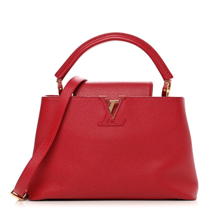 Louis Vuitton Taurillon Capucines PM Rubis 1 of 13