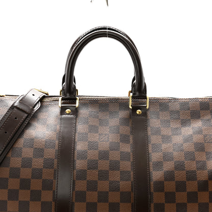 Louis Vuitton Damier Ebene Keepall Bandouliere 45 8 of 12