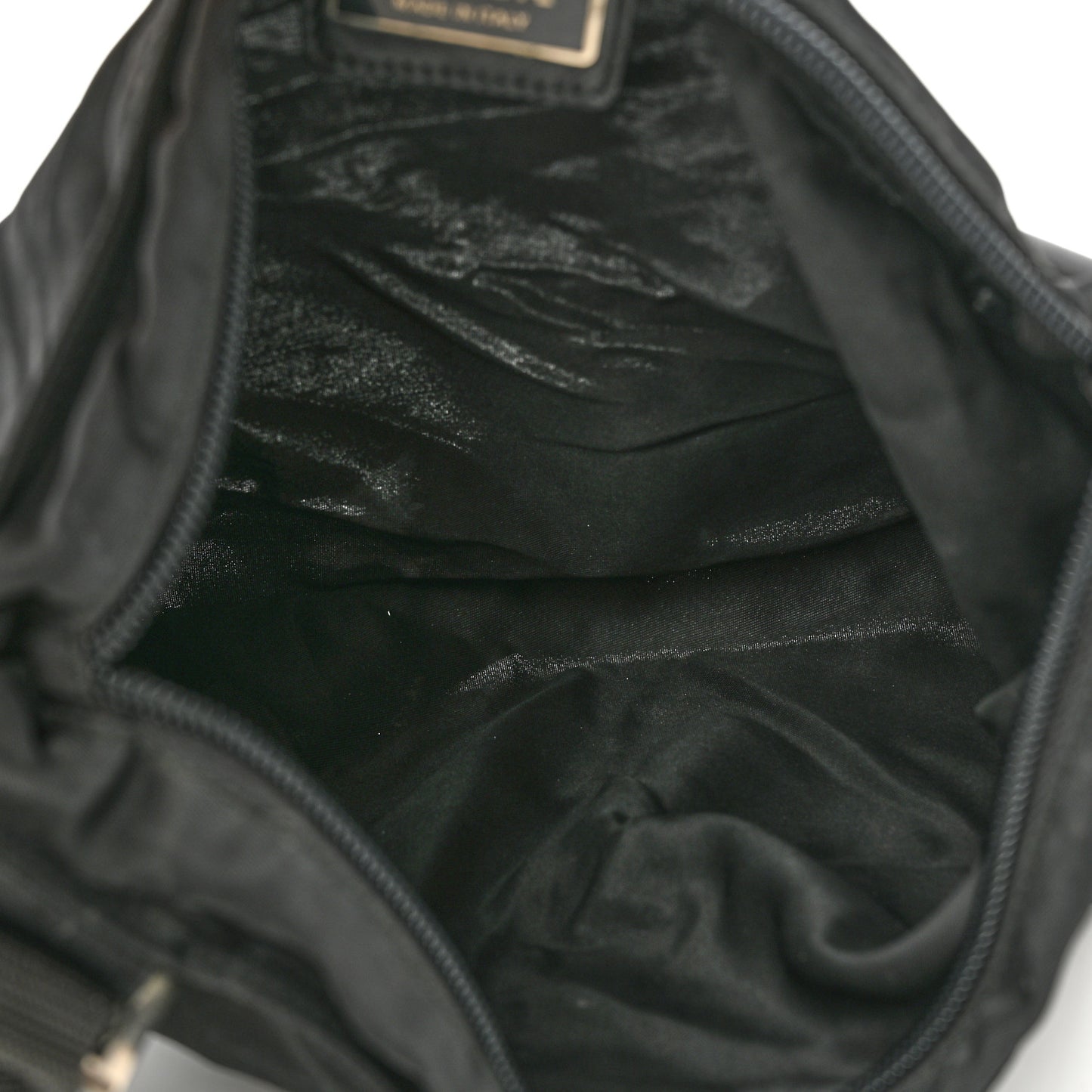 Nylon Vela Sport Messenger Bag Black