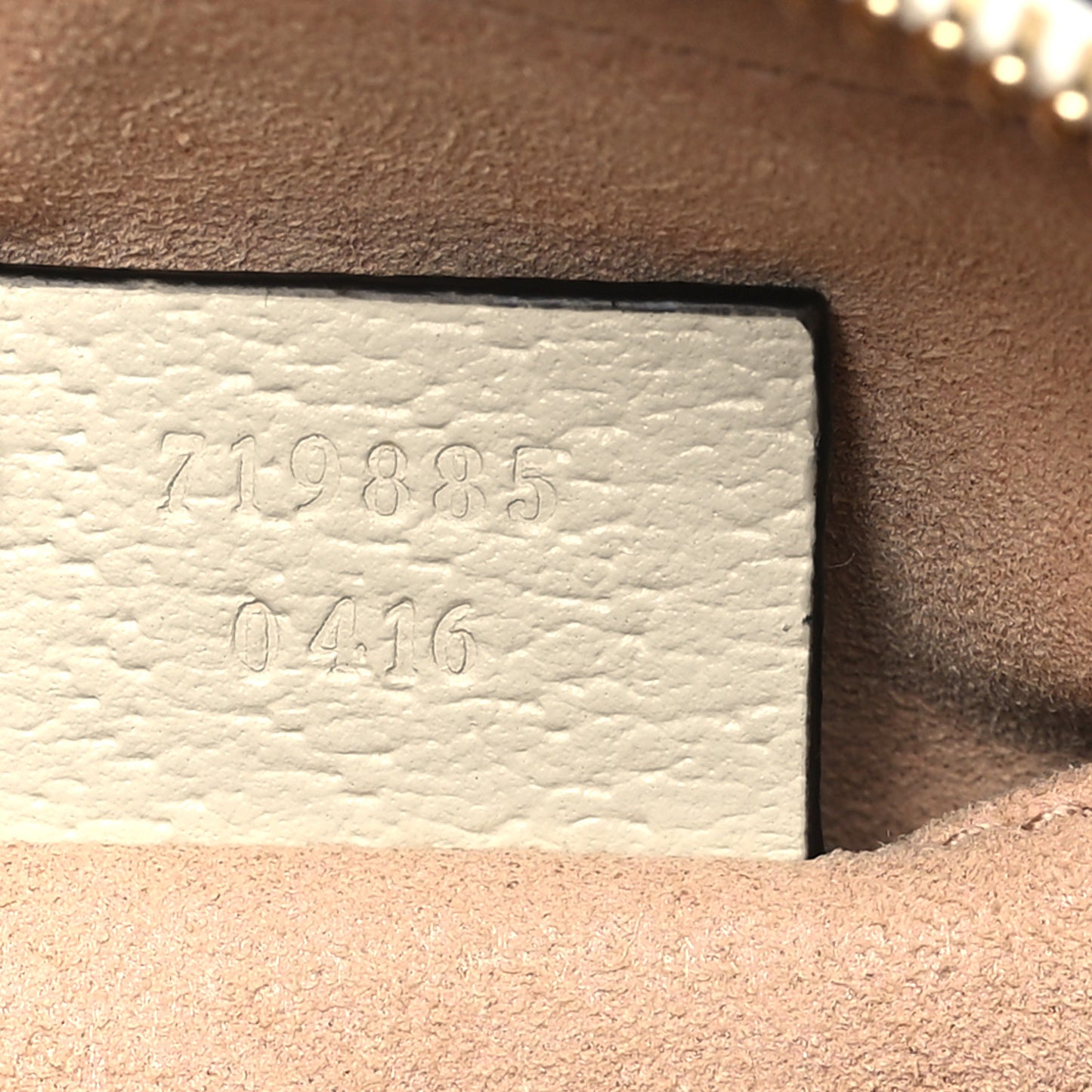 Textured Dollar Calfskin Web Mini Ophidia Shoulder Bag Mystic White
