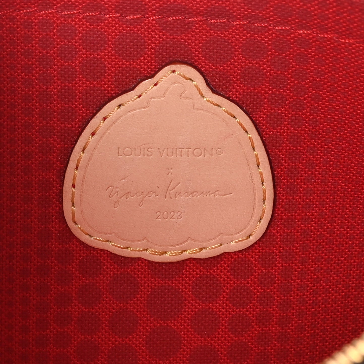 LV X YK Monogram Painted Dots Neverfull MM Pochette