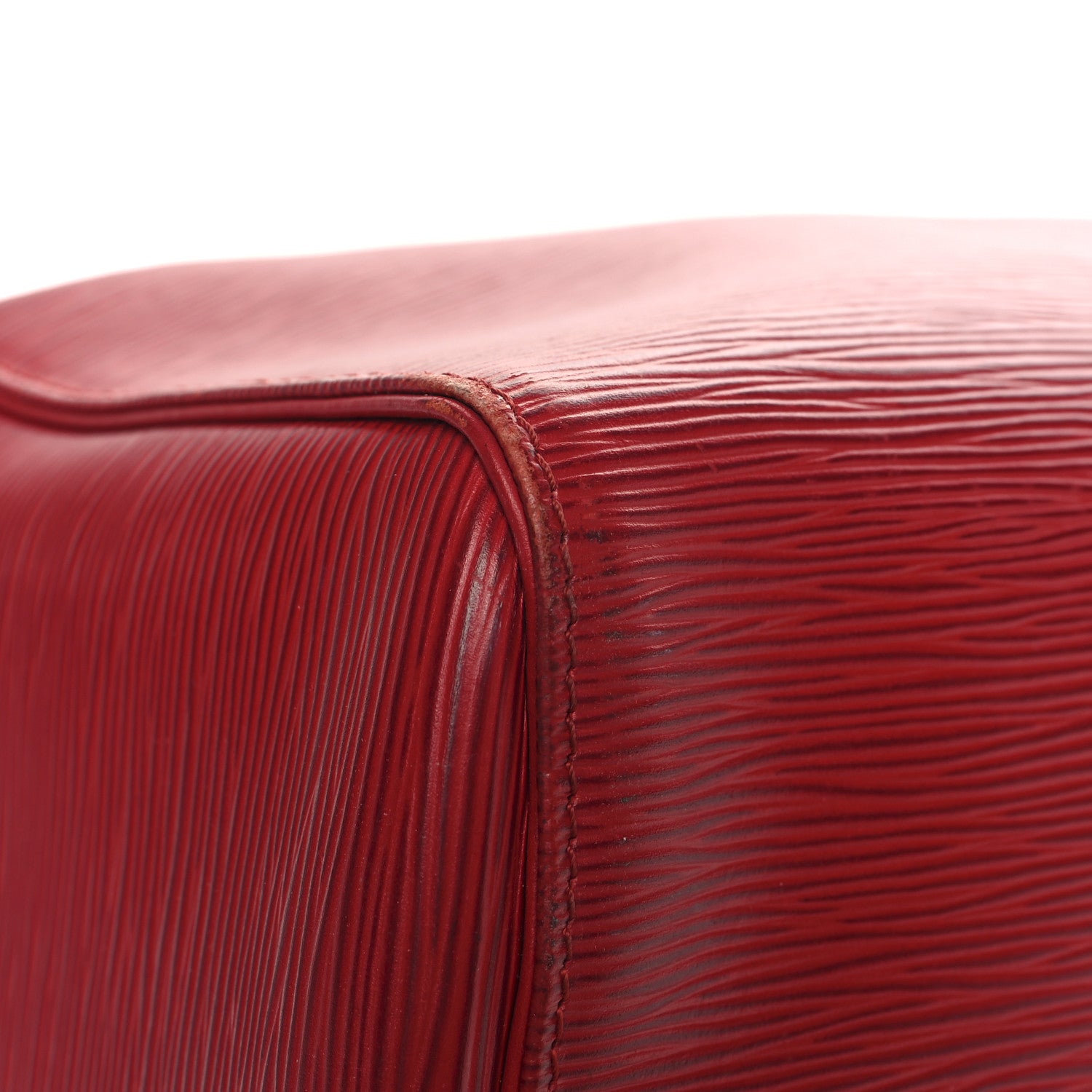 Louis Vuitton Epi Keepall 55 Castillan Red 10 of 12
