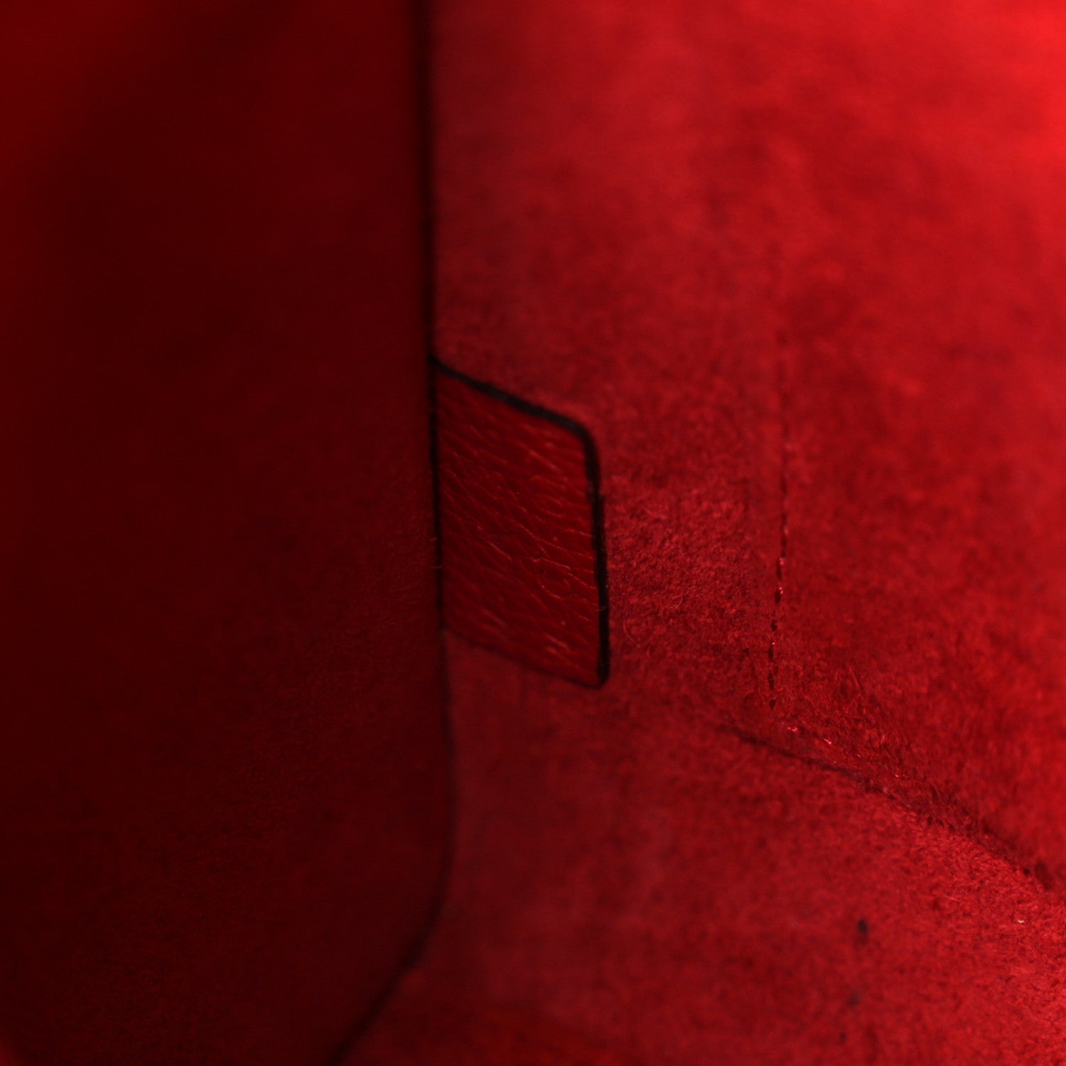 Celine Drummed Calfskin Nano Luggage Vermillion 7 of 12