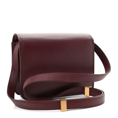 Celine Box Calfskin Small Classic Box Flap Bag Burgundy 3 of 11