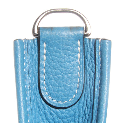 Hermes Taurillon Clemence Evelyne GM Blue Jean 10 of 13