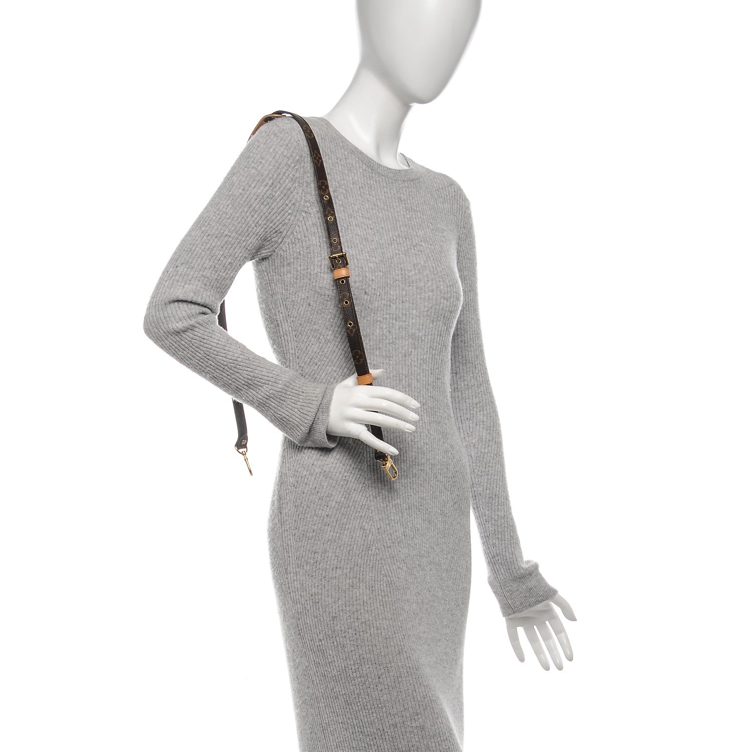 Louis Vuitton Monogram 16mm Adjustable Shoulder Strap 2 of 4