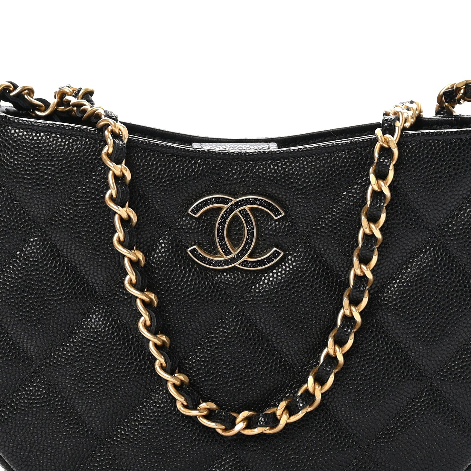 Chanel Caviar Quilted Hobo Black 8 of 11