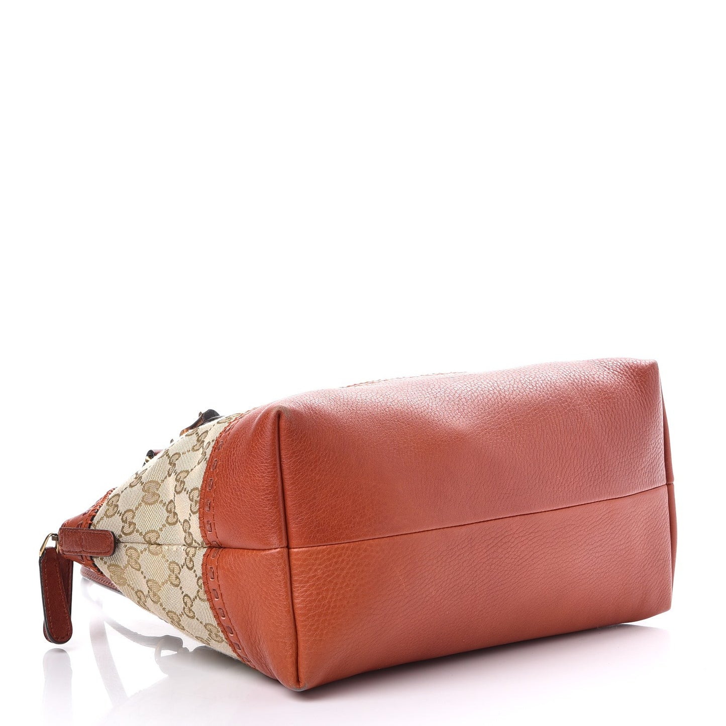 Monogram Laidback Crafty Dome Satchel Orange