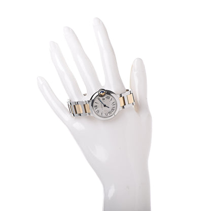 Cartier Stainless Steel 18K Yellow Gold 28mm Ballon Bleu De Cartier Quartz Watch 2 of 8