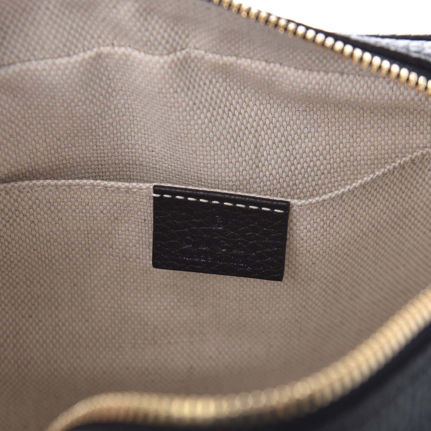 Gucci Pebbled Calfskin Small Soho Disco Bag Black 8 of 10