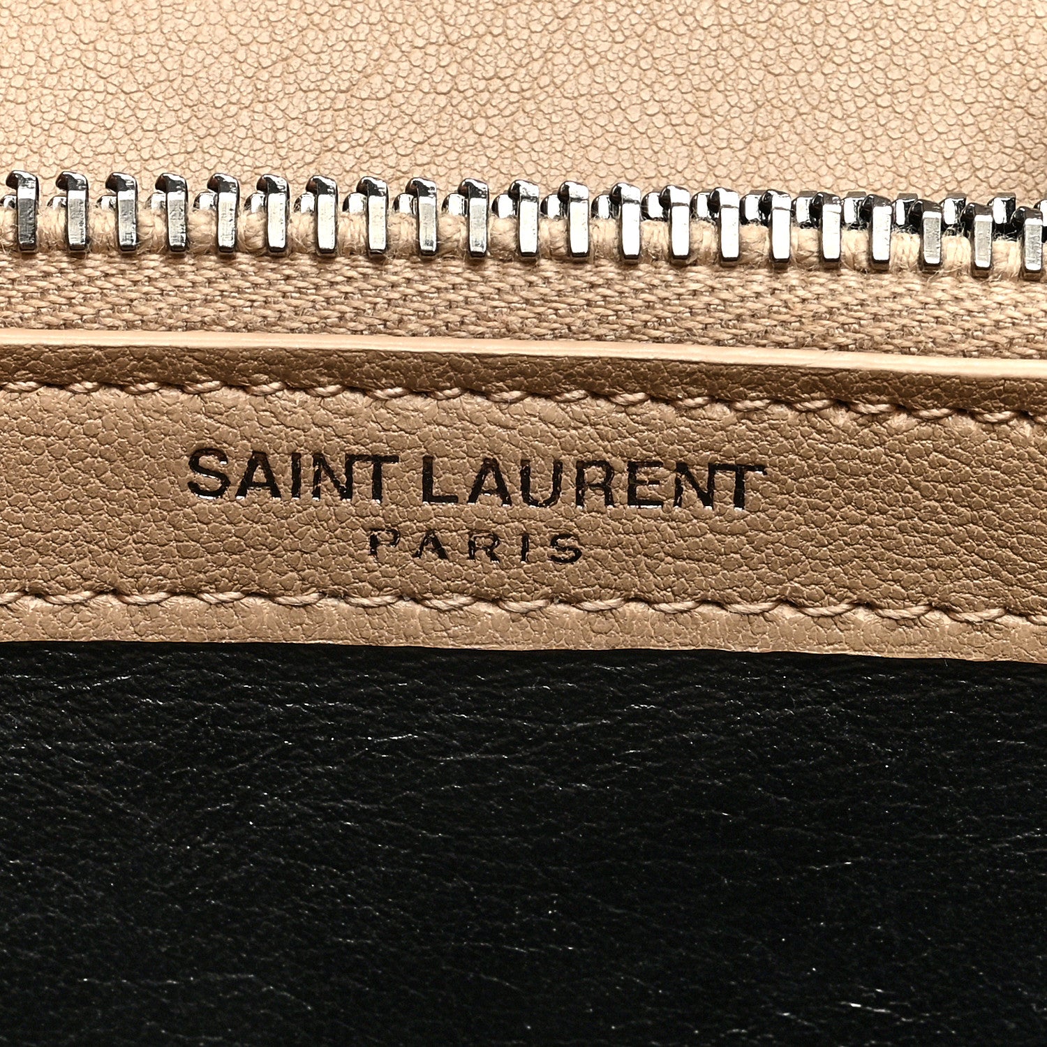 Saint Laurent Sheepskin Matelasse Chevron Monogram Medium College Bag Dark Beige 6 of 8
