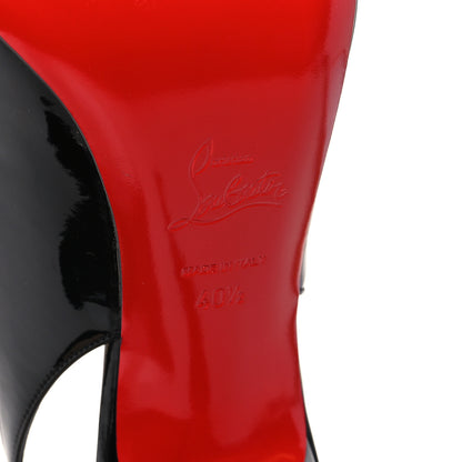 Christian Louboutin Patent Clare Sling 80 Pumps 40.5 Black 8 of 9