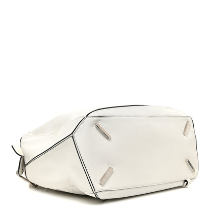 Loewe Calfskin Medium Puzzle Bag White 4 of 19