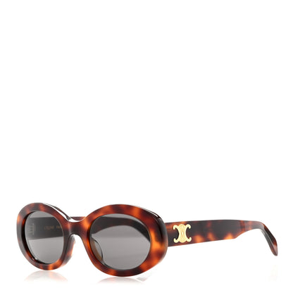 Celine Acetate Triomphe 01 Sunglasses CL 40194U Tortoise 1 of 7