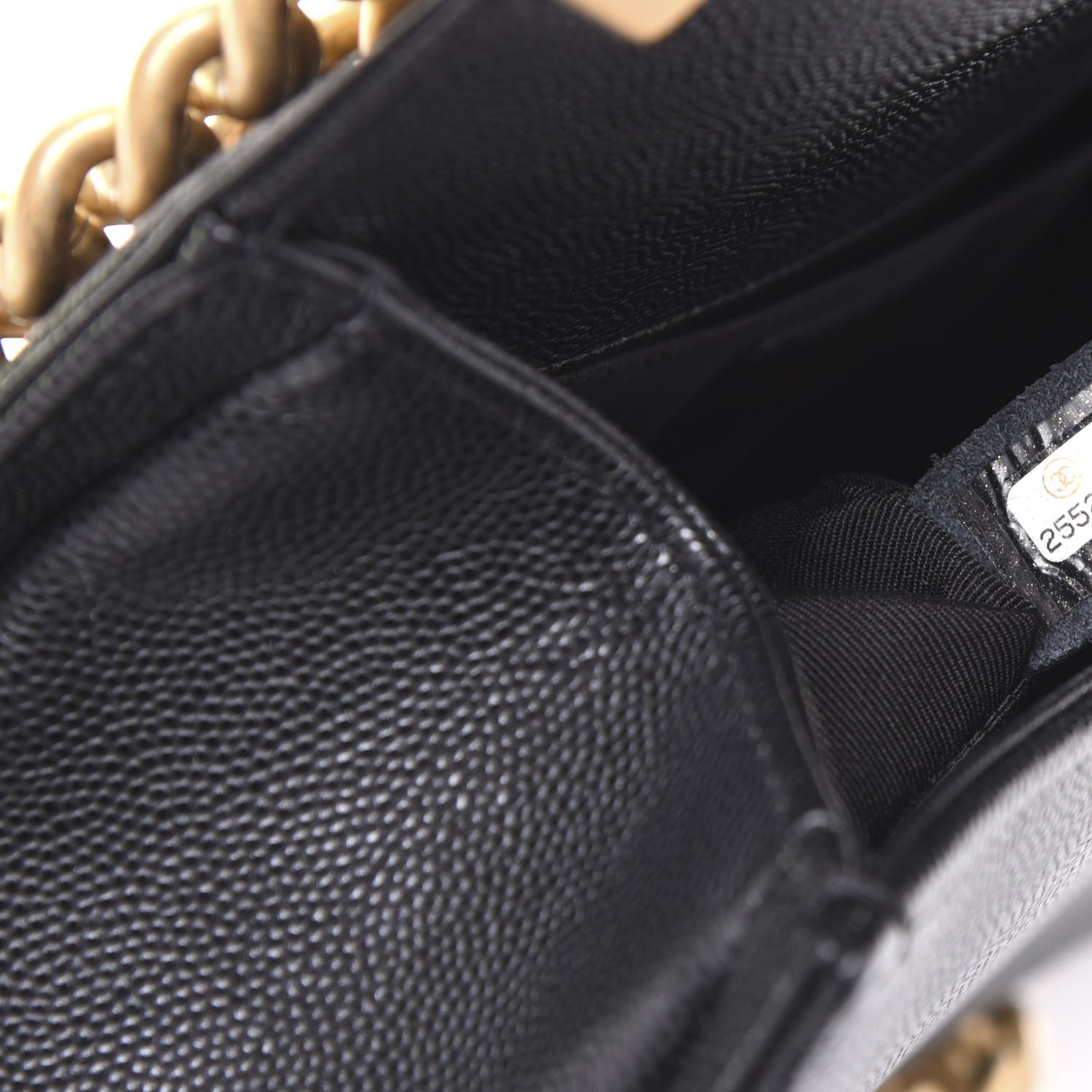 Chanel Caviar Quilted Medium Boy Flap Black 8 of 10