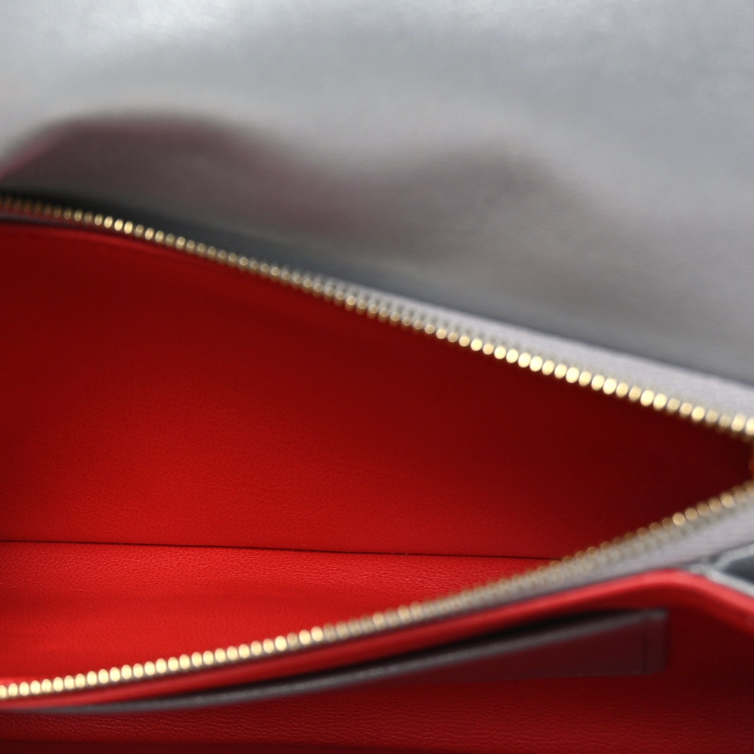 Louis Vuitton Metallic Lambskin Embossed Monogram Pochette Coussin Silver 6 of 9