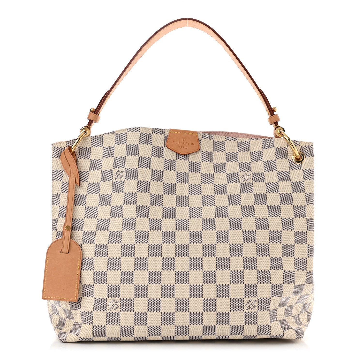 Louis Vuitton Damier Azur Graceful PM Rose Ballerine 1 of 10