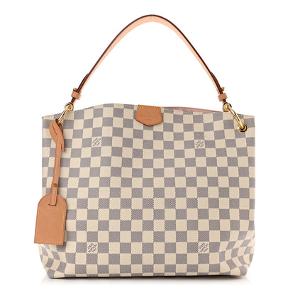 Louis Vuitton Damier Azur Graceful PM Rose Ballerine 1 of 10