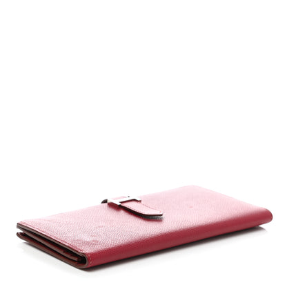 Hermes Epsom Bearn Gusset Wallet Rubis 4 of 10