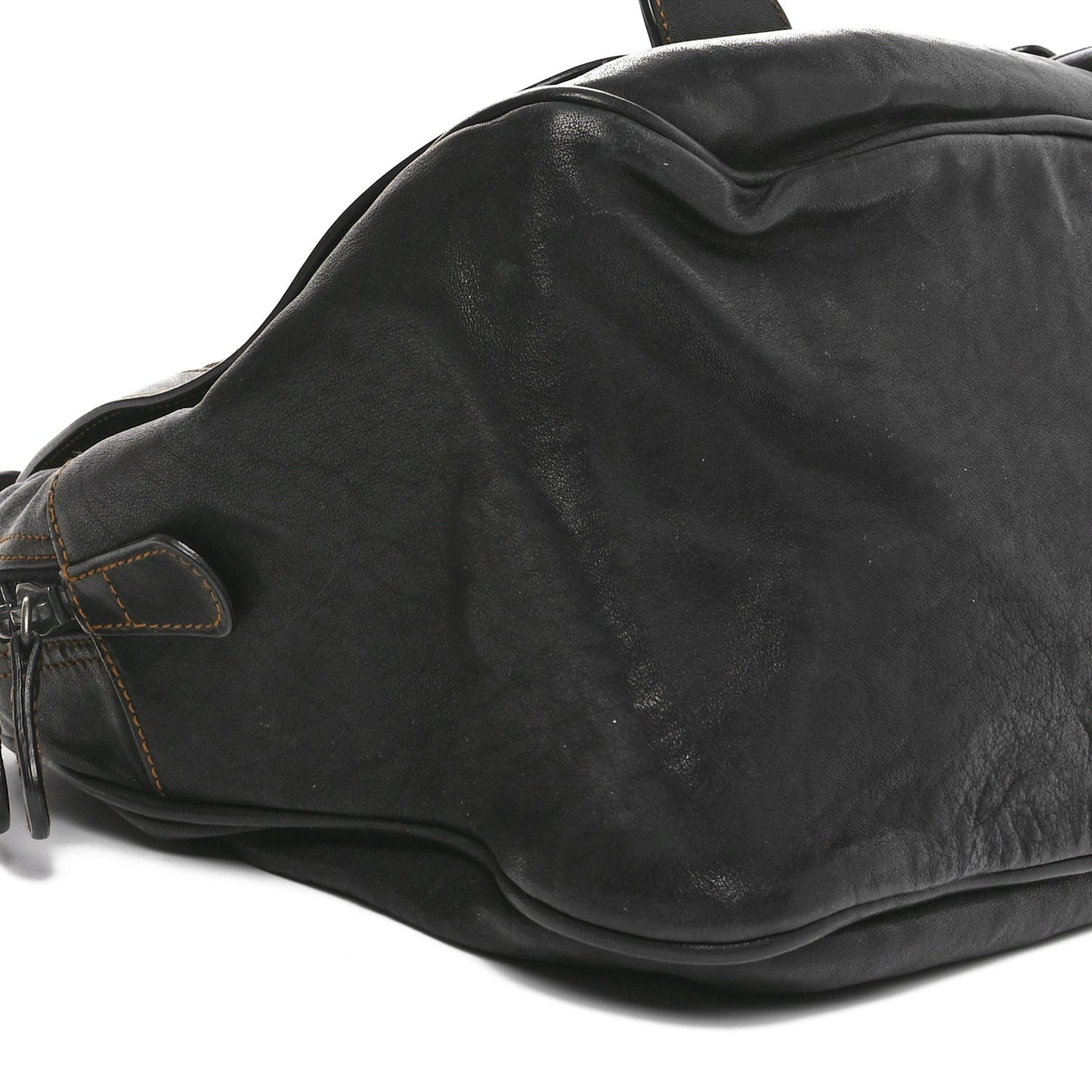 Calfskin Large Gaucho Double Saddle Bag Brown