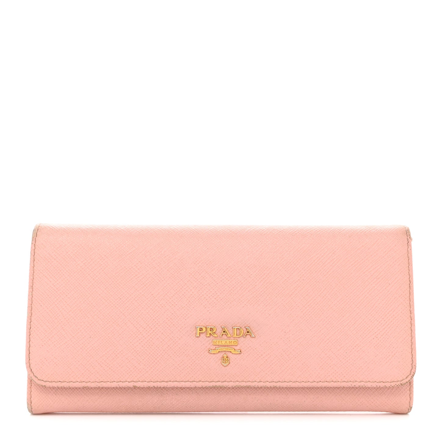 Saffiano Metal Continental Flap Wallet Orchidea