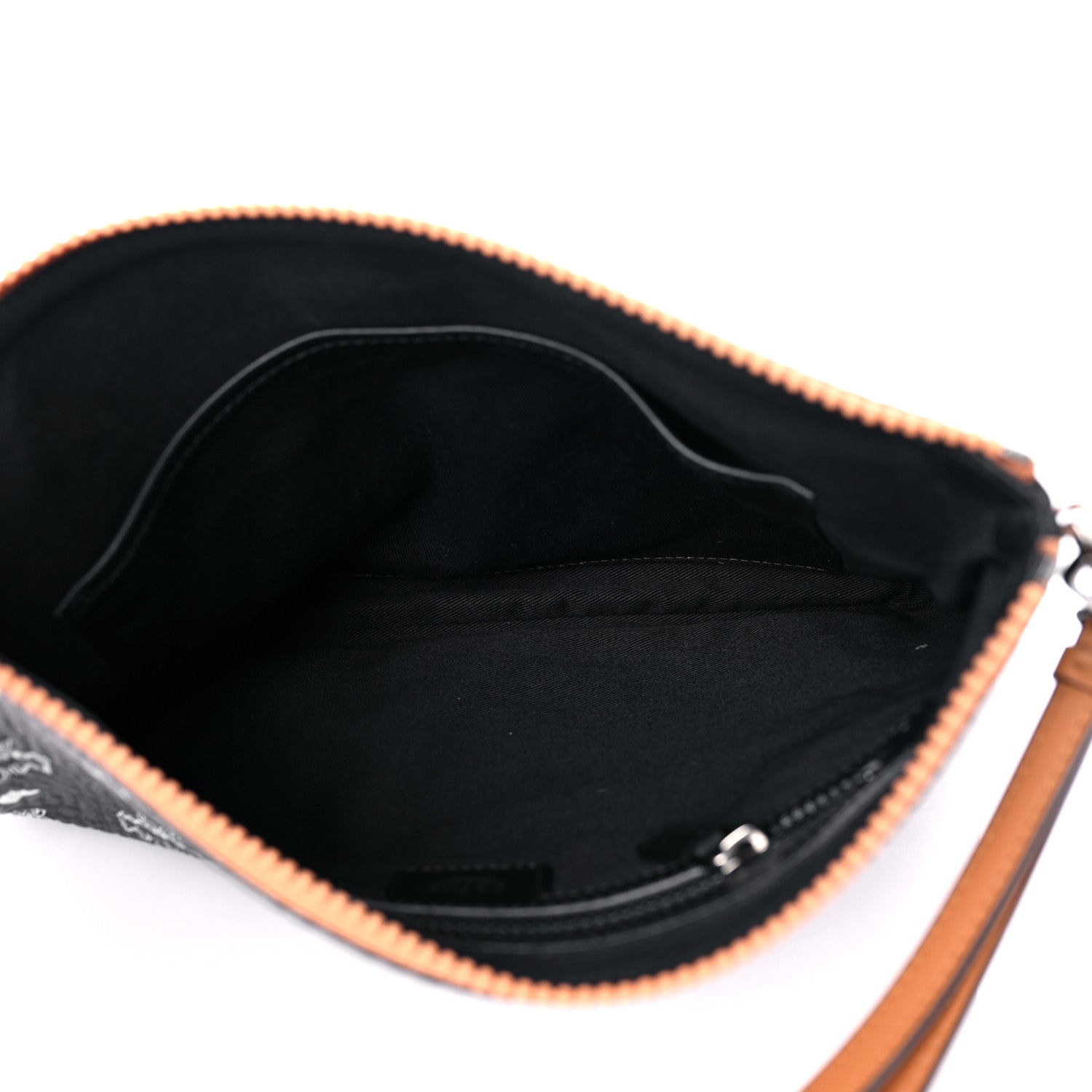 MCM Visetos Wristlet Pouch Black 4 of 9