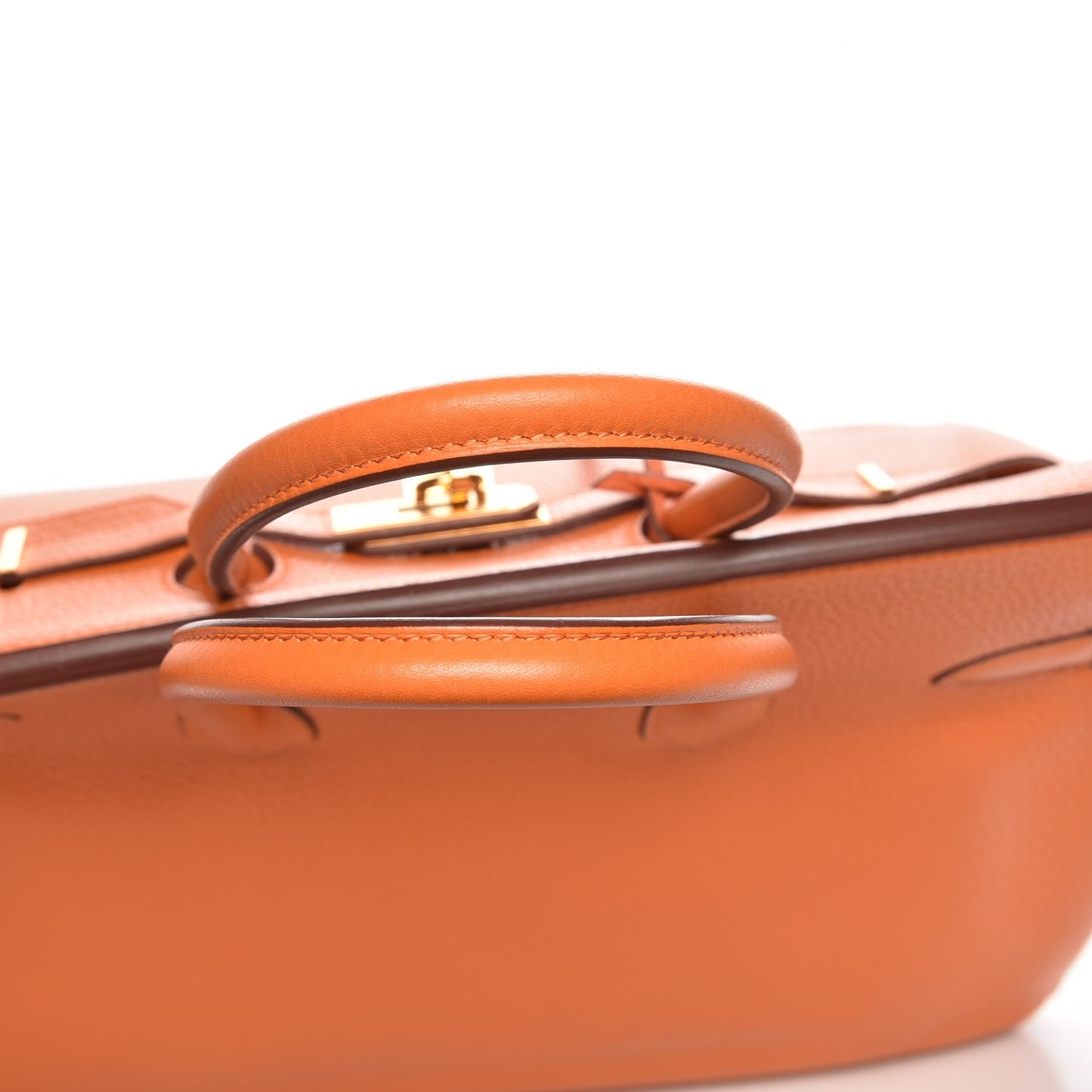 Taurillon Clemence Birkin 35 Orange
