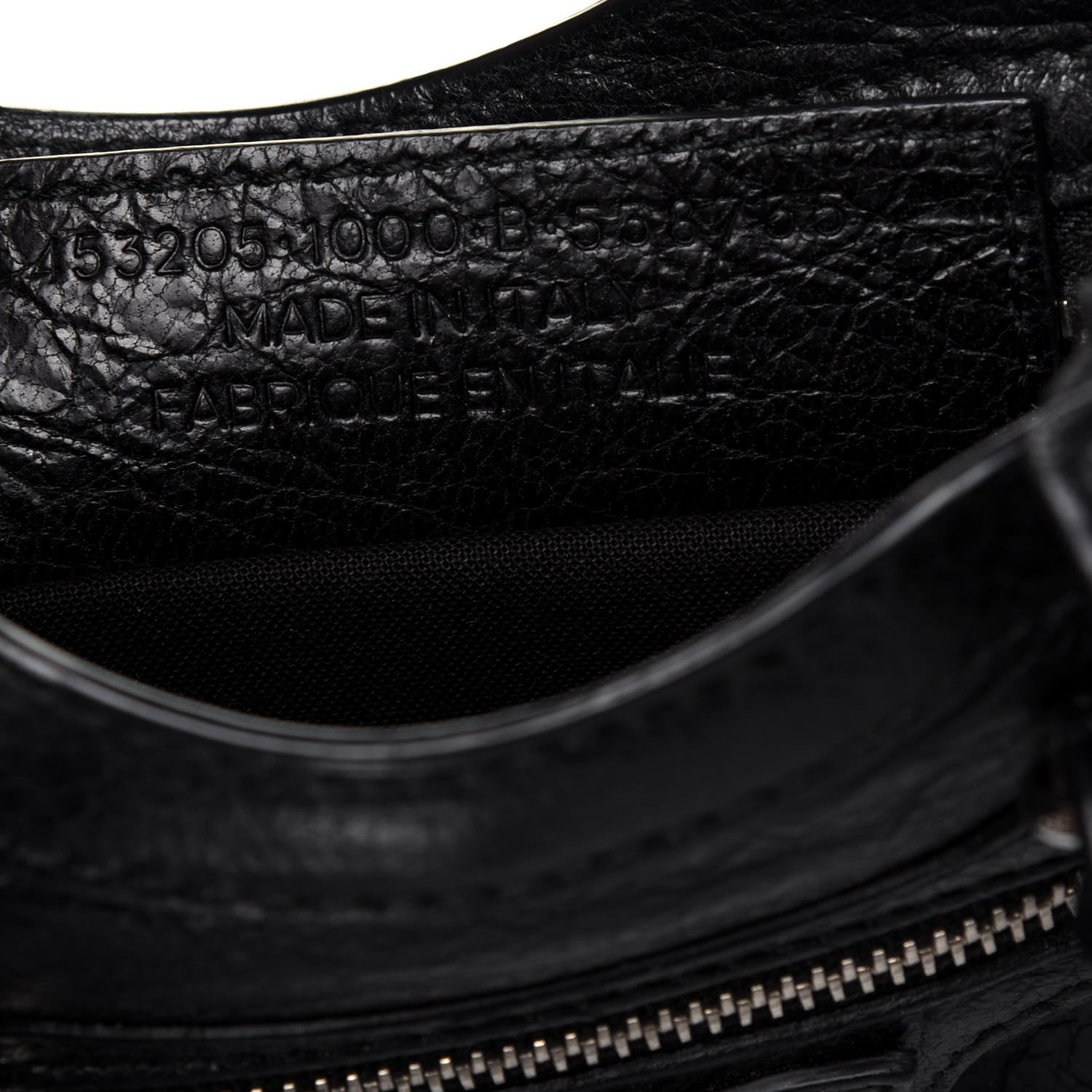 Balenciaga Agneau Classic Silver Hardware Nano City Black 8 of 14