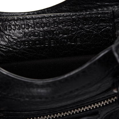 Balenciaga Agneau Classic Silver Hardware Nano City Black 8 of 14