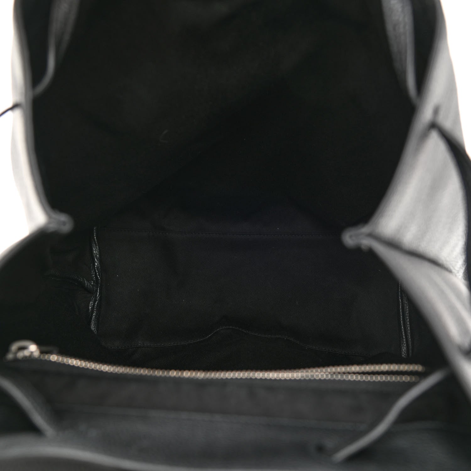 Saint Laurent Grained Calfskin Sac De Jour Backpack Black 5 of 9