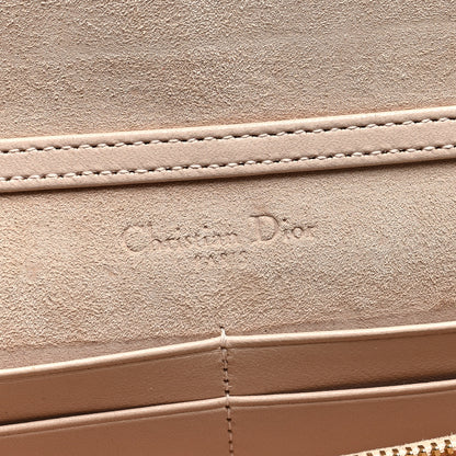 Christian Dior Grained Calfskin Diorama Wallet on Chain Pouch Rose Poudre 6 of 9
