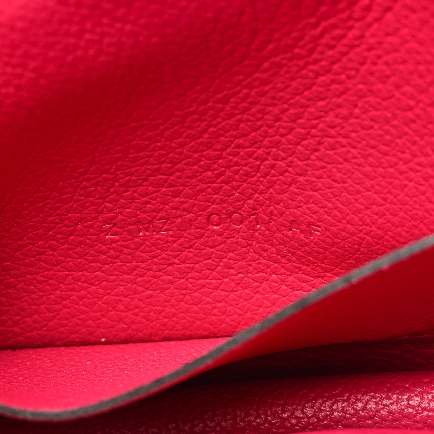 Hermes Evercolor Bi-Color Constance Slim Wallet Framboise Rouge Sellier 8 of 9