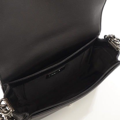 Chanel Calfskin Medium Boy Reverso Flap Black 5 of 9