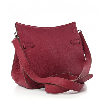 Hermes Taurillon Clemence Jypsiere 28 Rubis 3 of 13