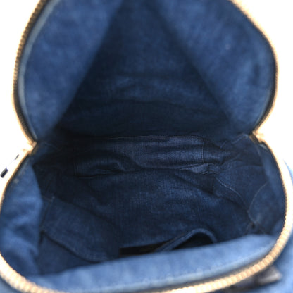 Valentino Garavani Denim Butterfly Backpack Light Denim Multicolor 4 of 8