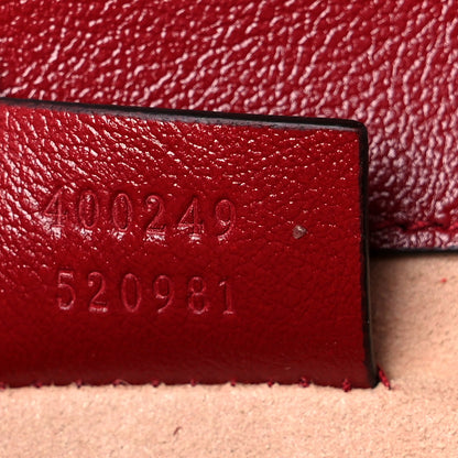 Gucci Tweed GG Monogram Small Dionysus Shoulder Bag Black White Romantic Cherry 7 of 12