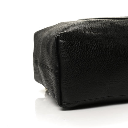Gucci Pebbled Calfskin Medium Soho Chain Shoulder Bag Black 10 of 11