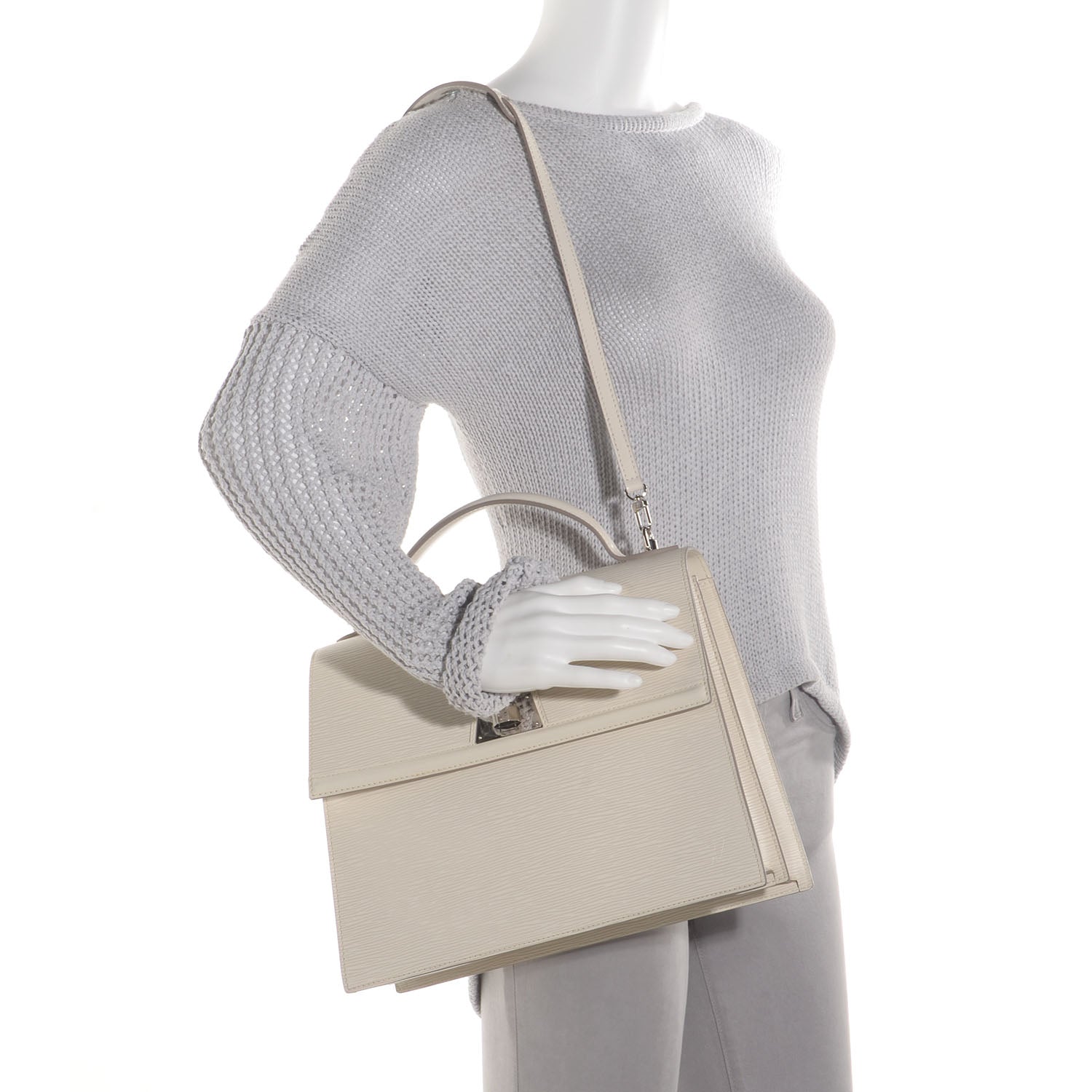 Louis Vuitton Epi Sevigne GM Ivory 2 of 8
