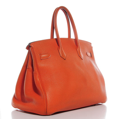 Hermes Togo Birkin 35 Orange 4 of 27