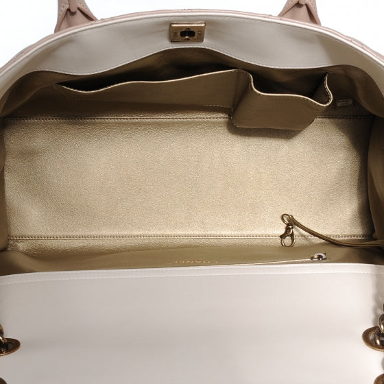 Chanel Leather Portobello Tote Beige 5 of 8