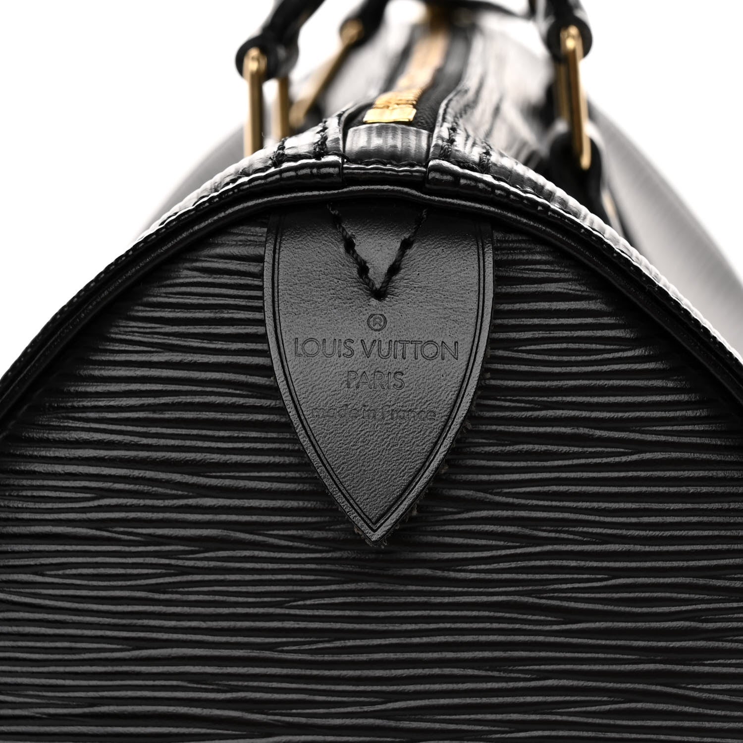 Louis Vuitton Epi Speedy 25 Black 6 of 10