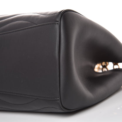 Louis Vuitton Calfskin New Wave Chain Tote Black 8 of 9