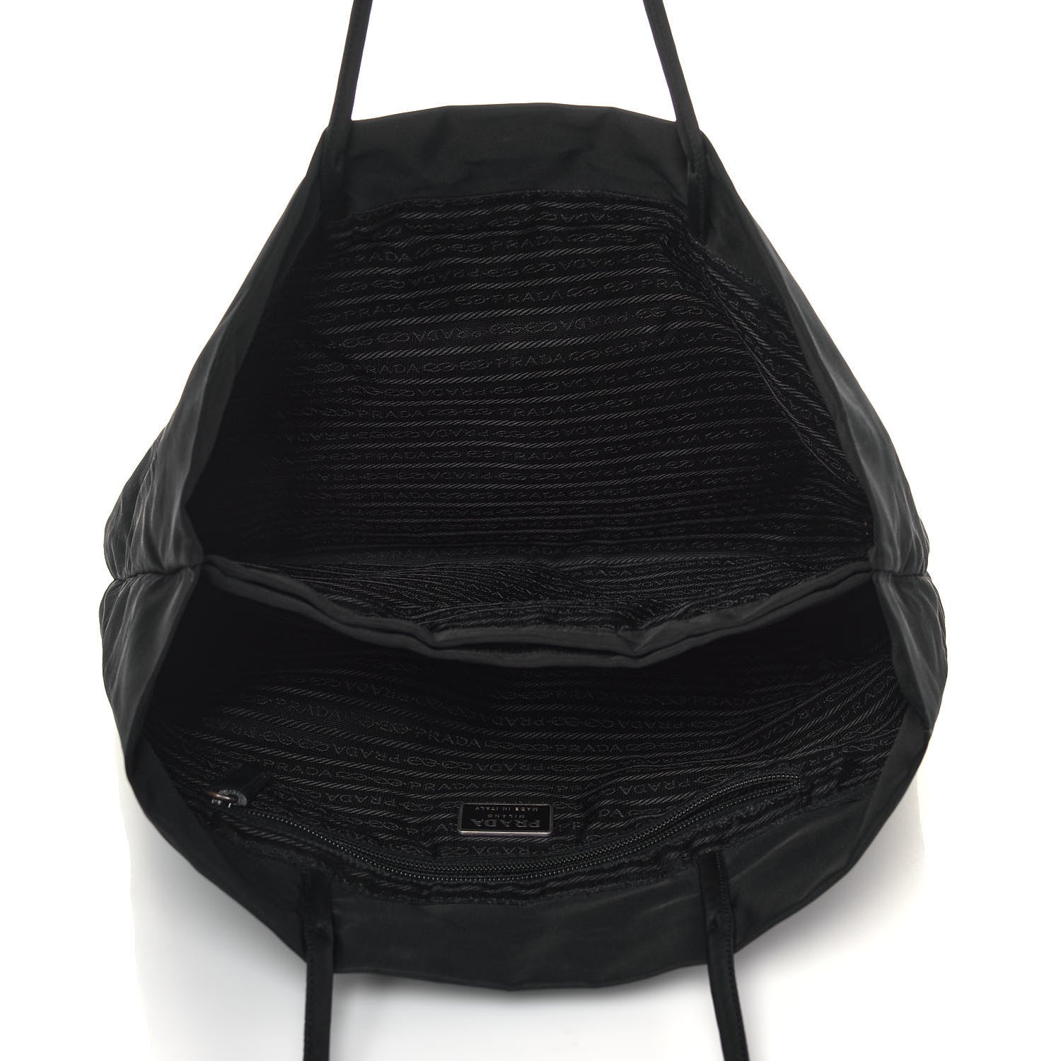 Prada Tessuto Nylon Tote Black 4 of 13