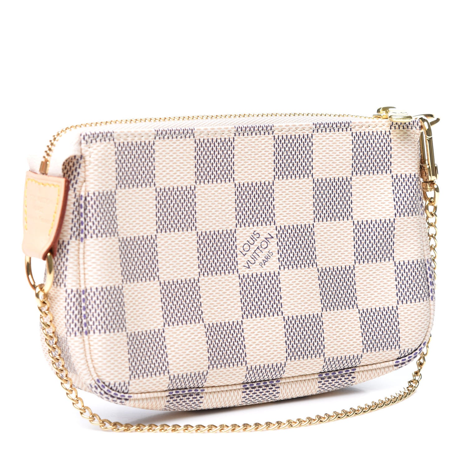Louis Vuitton Damier Azur Mini Pochette Accessories 2 of 9