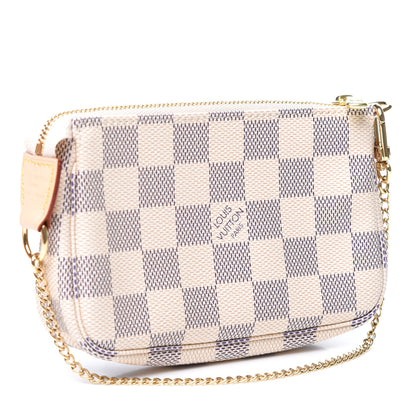 Louis Vuitton Damier Azur Mini Pochette Accessories 2 of 9
