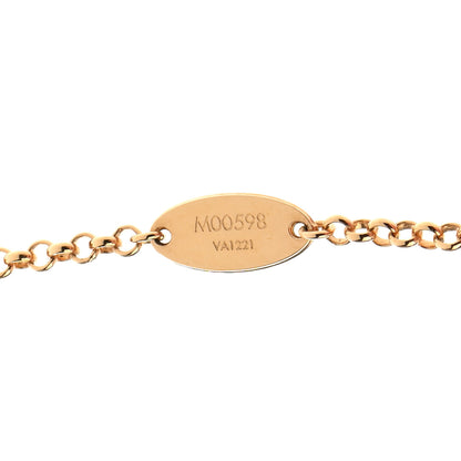 Louis Vuitton Metal Baby Louise Necklace Gold 6 of 7