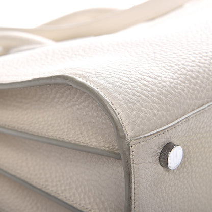 Saint Laurent Grained Calfskin Small Sac De Jour Dove White 17 of 20
