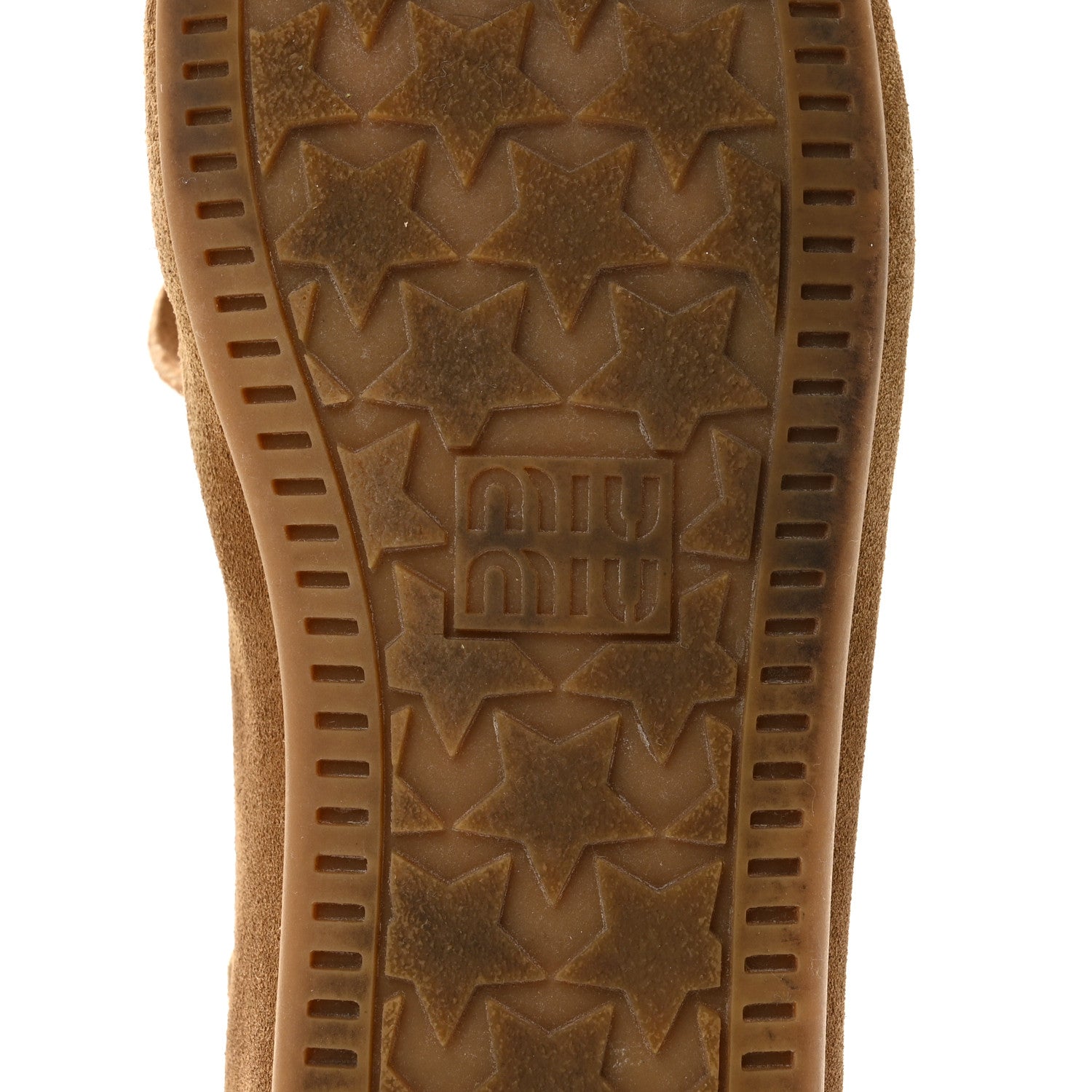 Miu Miu Faded Suede Deck Loafers 36.5 Cinnamon 8 of 9